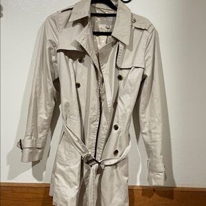 Stylish Beige Trench Coat banana republic